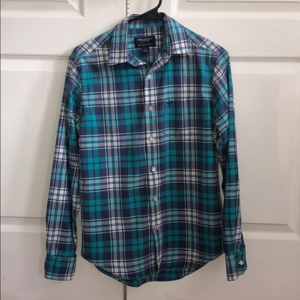 American eagle athletic fit button down XS